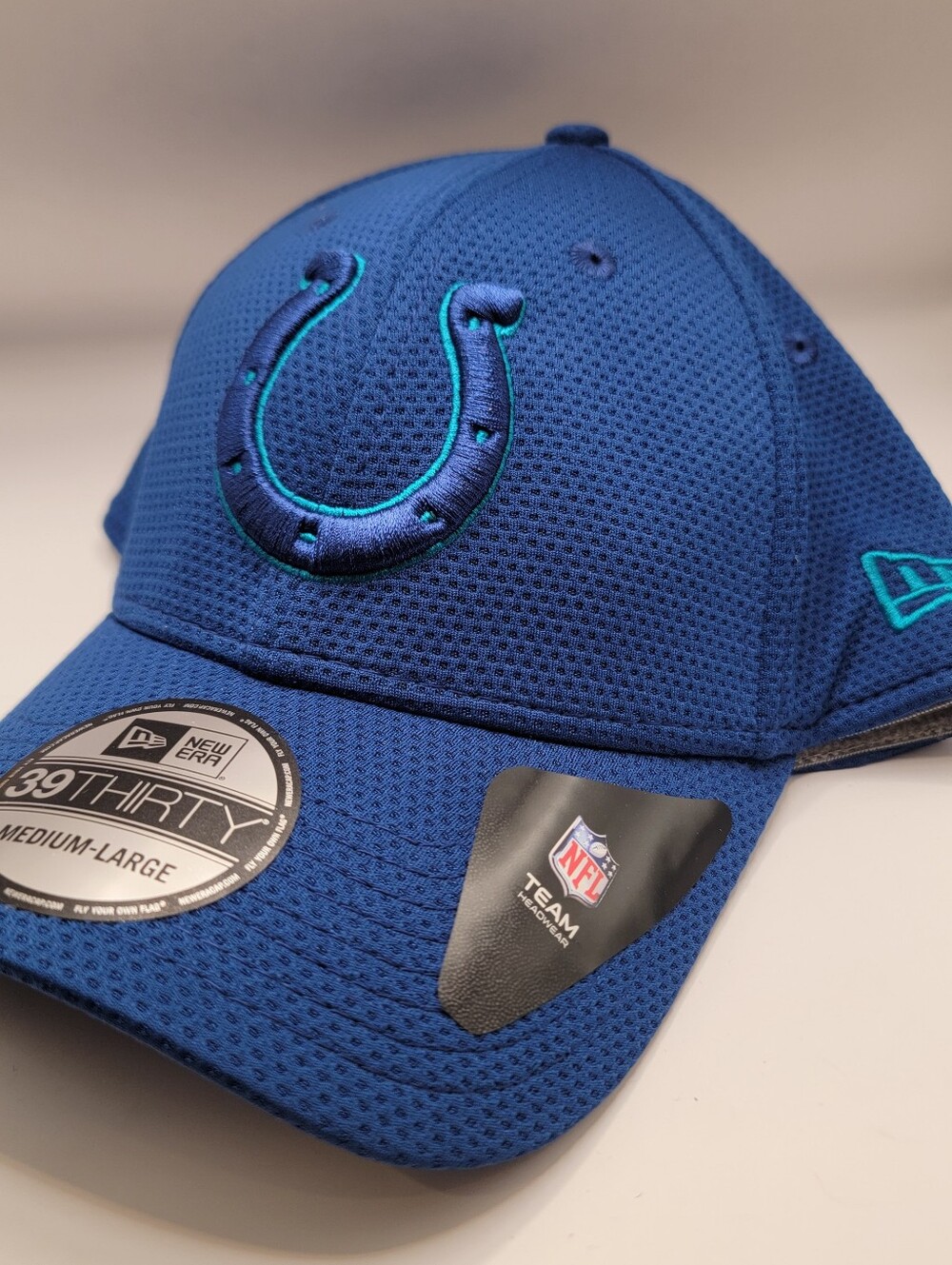 New Era Blue Colts Mesh Baseball Cap